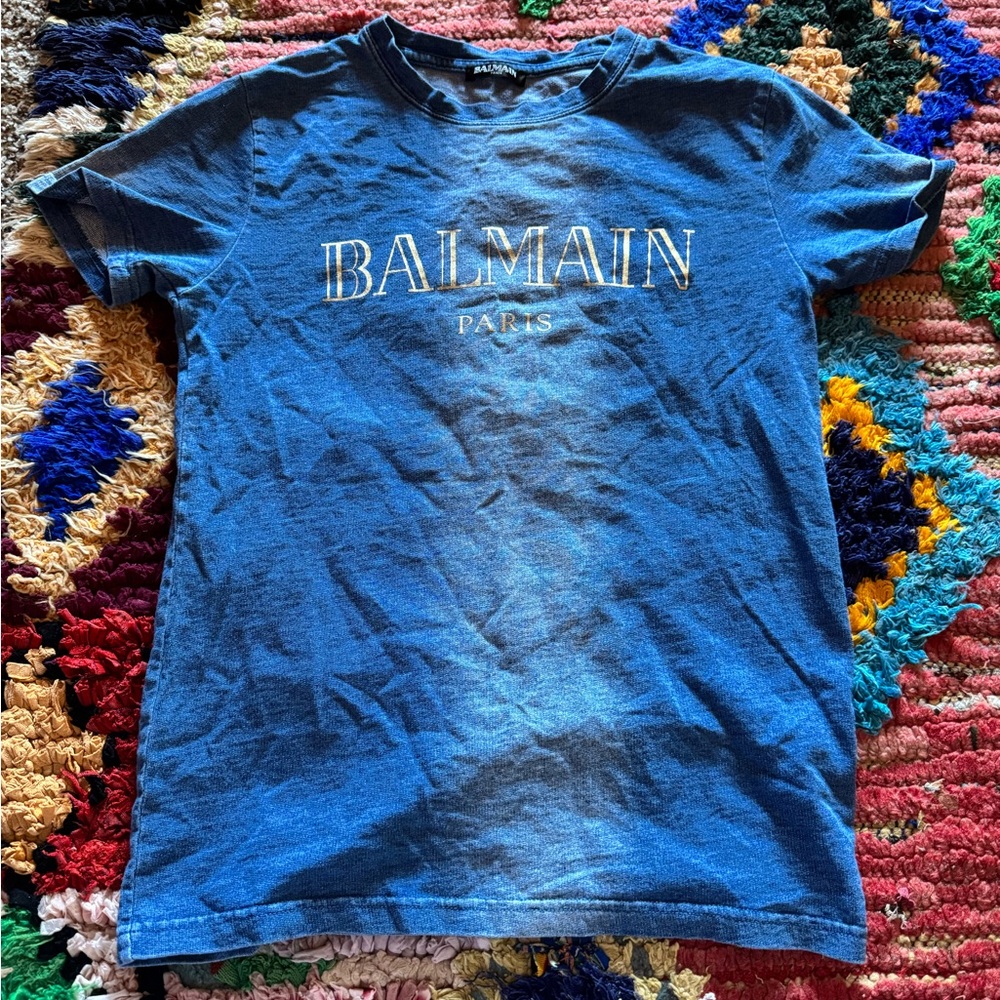 Balmain Blue T-Shirt